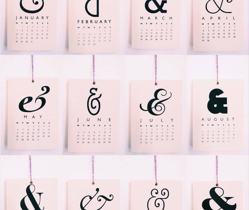 Ampersand Calendar
